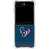 NFL Houston Texans Breakaway Galaxy Z Flip6 Clear Case